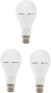 Crompton 9w b22 white emergency bulb (04-hour) pack of-03 4 hrs Bulb Emergency Light