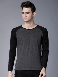 Buy CHARCOAL HIGHLANDER Solid Men Round 