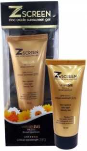 zscreen zinc oxide sunscreen gel