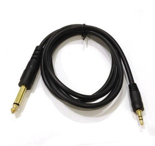 Cable p38 Stereo Male 6.3 mm to 3.5 mm 