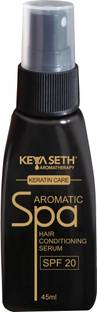 KEYA SETH AROMATHERAPY Keratin Care Hair Conditioning Serum, SPF 20 After Straightening & Smoothening for Flexible Strong & Manageable hair with Natural Goodness of Essential Oil for Men & Women. - Price KEYA SETH AROMATHERAPY Keratin Care Hair Conditioning Serum, SPF 20 After Straightening & Smoothening for Flexible Strong & Manageable hair with Natural Goodness of Essential Oil for Men & Women. - Price