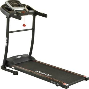 Sparnod Fitness STH-1200 (3 HP Peak) Automatic Treadmill Motorized Treadmill for Home Use Treadmill