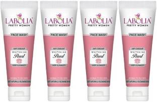 LABOLIA Pretty Women Whitening Pearl - Pack of 4  (65*4 ml) Face Wash