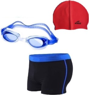 Googles Earplug & Noseplug Trunks Swimming-yjH Details about   Morex Swimming Cap 