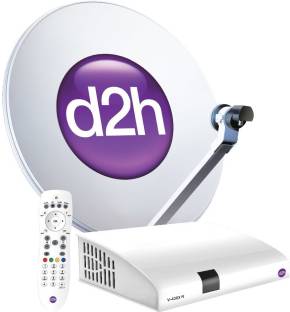 D2H SD Set Top Box 1 Month Gold Hindi Combo Pack