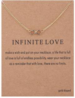 Rack Jack Charm Pendant Necklace With Wish Card For Women And Girls Infinite Love Alloy Zinc Pendant Price In India Buy Rack Jack Charm Pendant Necklace With Wish Card For