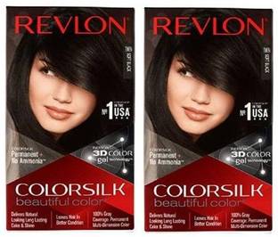 Revlon Colorsilk Hair Color 1wn Soft Black Pack Of 2 With Outrageous Color Protection Shampoo 90 Ml Price In India Buy Revlon Colorsilk Hair Color 1wn Soft Black Pack
