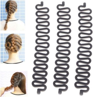 Black Hair Clip Styling Tools Office Lady Braided Hair Tools Accessories 6A 