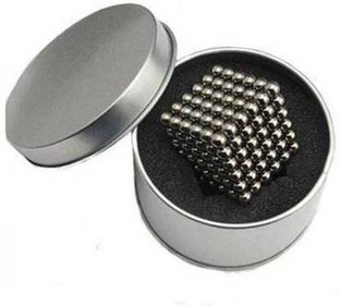 silver magnetic balls