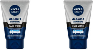 nivea men all in 1 charcoal face wash