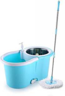 Zoyo Magic Spin Mop Bucket Double Drive Hand Pressure With 2 Microfiber Mop Head Household Floor Cleaning Mop Set Price In India Buy Zoyo Magic Spin Mop Bucket Double Drive Hand