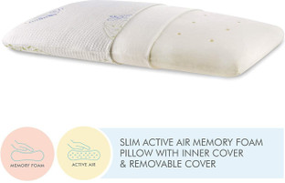 thin memory foam pillow