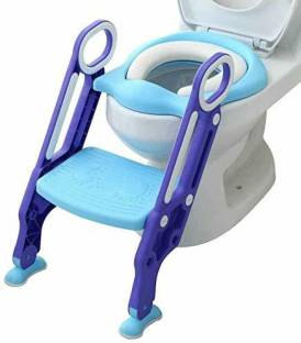 Edensoul Baby S And Kid S Abs Plastic Foldable Potty Trainer Seat For Toilet Stand With Ladder Step Up Training Stool And Non Slip Steps Potty Seat Potty Seat Plastic Potty Seat Available At Reasonable