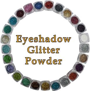 VOZWA Multicolor Eyeshadow Glitter Powder (Eyes + Face + Body) 25 pcs 25 ml