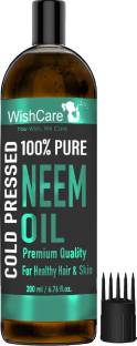WishCare Pure Hexane Free Neem Oil (ColdPressed & Undiluted)