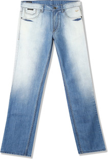 flying machine logo on jeans