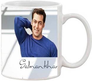 Nh10designs Salman Khan Premium Quality Printed Microwave Safe White Ceramic Coffee Mug Price In India Buy Nh10designs Salman Khan Premium Quality Printed Microwave Safe White Ceramic Coffee Mug Online At Flipkart Com Bolly, bollywood, film, movie, cinema, actor, hero, india, indian, hindi, bracelet, signature, bhai, salim khan, sallu, salman khan, turquoise stone, firoza, silver, good luck. flipkart