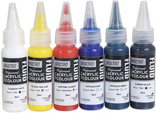 Flipkart Com Camel Fluid Acrylic Painting Diy Kit Aqua Sunset Monochrome 3 In 1 Set Acrylic Pour Painting Kits Used to create new glossy design on canvas. camel fluid acrylic painting diy kit