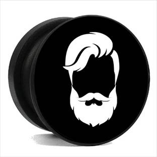 Adi Creations Men Beard Style Symbol On Solid Black Mobile Holder Price In India Buy Adi Creations Men Beard Style Symbol On Solid Black Mobile Holder Online At Flipkart Com