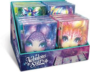 Nebulous Stars Black Pages Coloring Book Black Pages