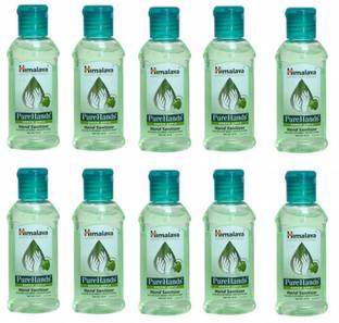 Himalaya Pure Hands Green Apple 50ml Pack Of 10 Hand Sanitizer Bottle Price In India Buy Himalaya Pure Hands Green Apple 50ml Pack Of 10 Hand Sanitizer Bottle Online In India