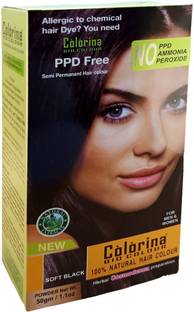 Colorina Bio Hair Color 150gm Soft Black Pure Natural Hair Color Allergy Free Herbal Hair Color Soft Black Price In India Buy Colorina Bio Hair Color 150gm Soft Black