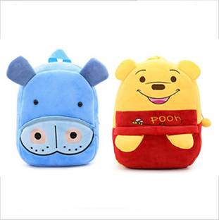 Kiddiewink Best Velvet School Bag for Nursery Kids School Bag