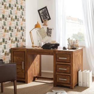 Flipkart Perfect Homes Purewood Sheesham Study Table Price In India Buy Flipkart Perfect Homes Purewood Sheesham Study Table Online At Flipkart Com