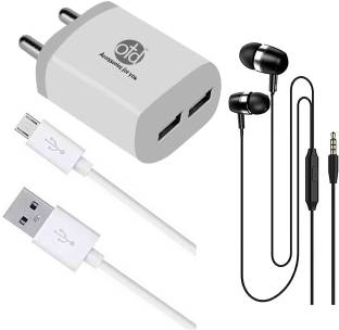 OTD Wall Charger Accessory Combo for LG K50S, LG K7i, LG L70 Dual, LG L80 Pack of 3 Multicolor For LG K50S, LG K7i, LG L70 Dual, LG L80 Contains: Wall Charger, Cable 2 Years Domestic Brand Warranty ₹549 ₹699 21% off Free delivery Buy 3 items, save extra 5%
