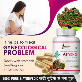 inlazer Ashoka Herbal Capsules For care of women 100% Pure Ayurvedic