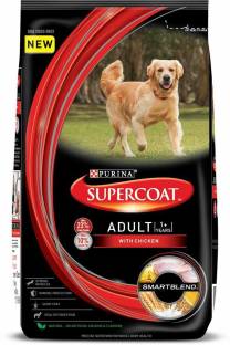 purina SuperCoat Adult With Real Chicken Chicken 10 kg Dry Adult Dog Food 4.414 Ratings & 1 Reviews For Dog Flavor: Chicken Food Type: Dry Suitable For: Adult Shelf Life: 12 Months ₹2,420 ₹2,490 2% off