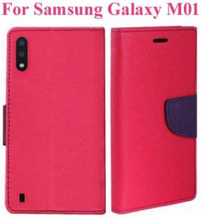 Wristlet Flip Cover for Samsung Galaxy M01, Samsung Galaxy A01