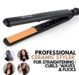alan truman professional mirror titanium straightener