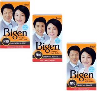 Bigen Long Lasting Powder Hair Colour For Men And Women - 6g Each - ( Combo Pack / Set Of Bigen Long Lasting Powder Hair Colour For Men And Women - 6g Each - ( Combo Pack / Set Of