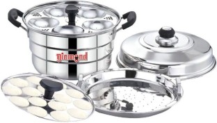 Details about   Diamond Idly Pot Idly Panai Idly Maker Gas & Induction Compatiable Good Quality 
