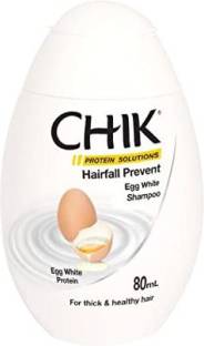 Chik Protein Solution Hairfall Prevent Egg White Shampoo 80ml Pack of 3 -  Price in India, Buy Chik Protein Solution Hairfall Prevent Egg White  Shampoo 80ml Pack of 3 Online In India,