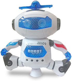 dancing robot toy with music & flashing light