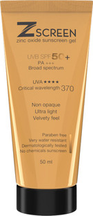 zscreen zinc oxide sunscreen gel