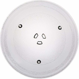 255mm / 10? SPARES2GO Glass Turntable Plate for Samsung Microwave 