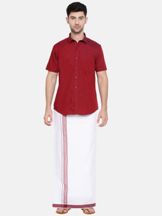 Ramraj Cotton Men Shirt \u0026 Dhoti Set 