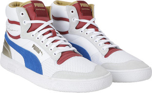 ralph sampson white mid men's sneakers