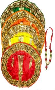 Adhvik Set Of ( 2 No Size ) Multicolor Fancy (1 No. Size) Pagadi 