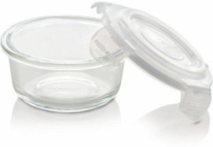 signoraware executive glass lunch box with bag 580