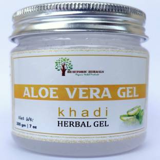 Beauforic Herbals Aloe Vera Gel | 100% Organic, Pure and Natural | Transparent