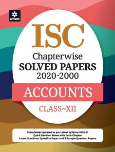 Isc Chapterwise Solved Papers Accounts Class 12 for 2021 Exam