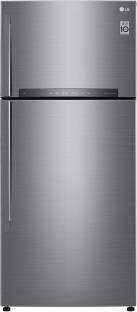 LG 547 L Frost Free Double Door 3 Star Refrigerator  with with Door Cooling and Smart ThinQ(WiFi Enabl...