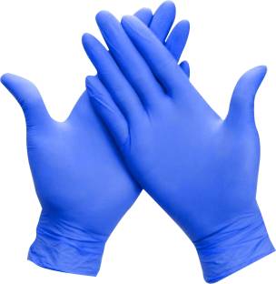 DM India Quality Nitrile Gloves Powder Free CE / ISO 9001:2015 Certified Nitrile Examination Gloves