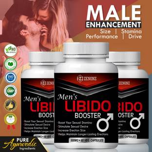 zenonz Men's Libido Booster Capsules For increase stamina and endurance  100% Natural
