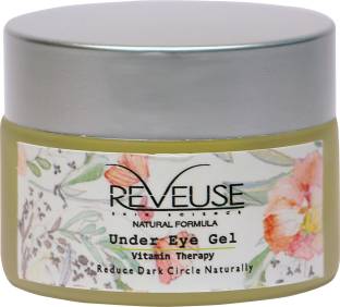 reveuse skinscience Skin Science Vitamin Therapy Under Eye Gel with Natural Ingredients to Reduces Dark Circles,Puffiness, Eye Wrinkles And Remove Fine Lines for Men and Women, 30 g, 1.05 oz