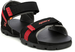 Sparx SS-109 Men Black, Red Sandals 